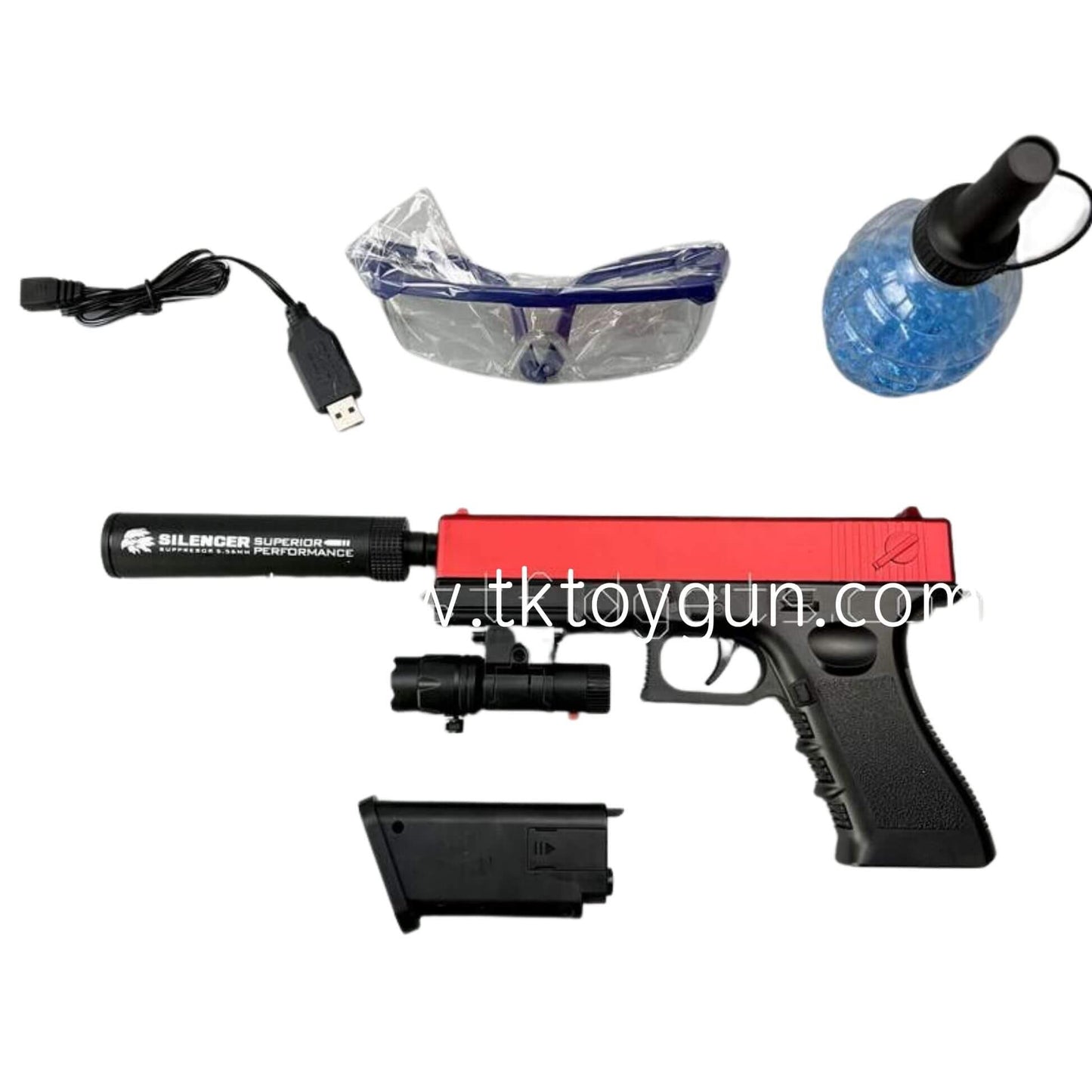 NEW Glock Gel Pistol blaster Auto Fast Shooting Cheap