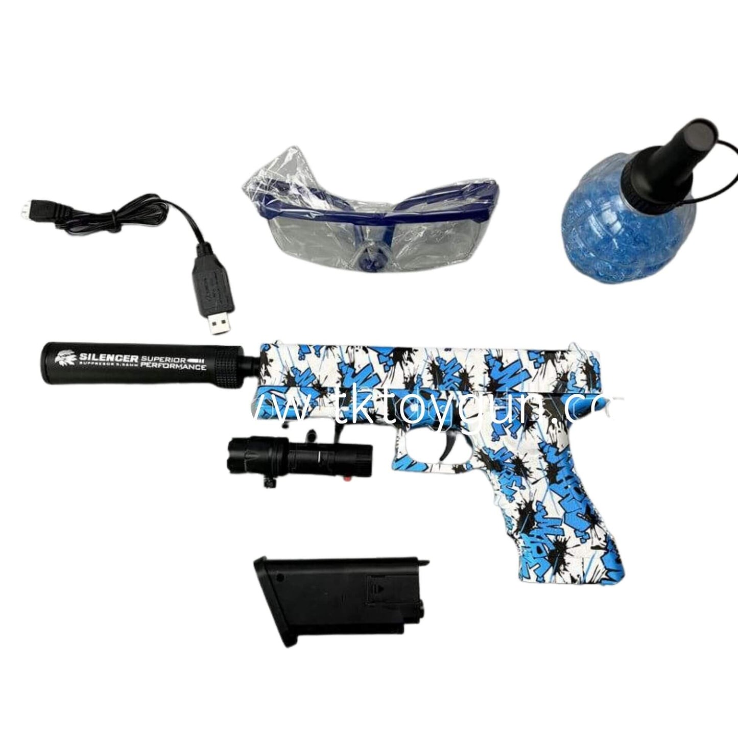 NEW Glock Gel Pistol blaster Auto Fast Shooting Cheap